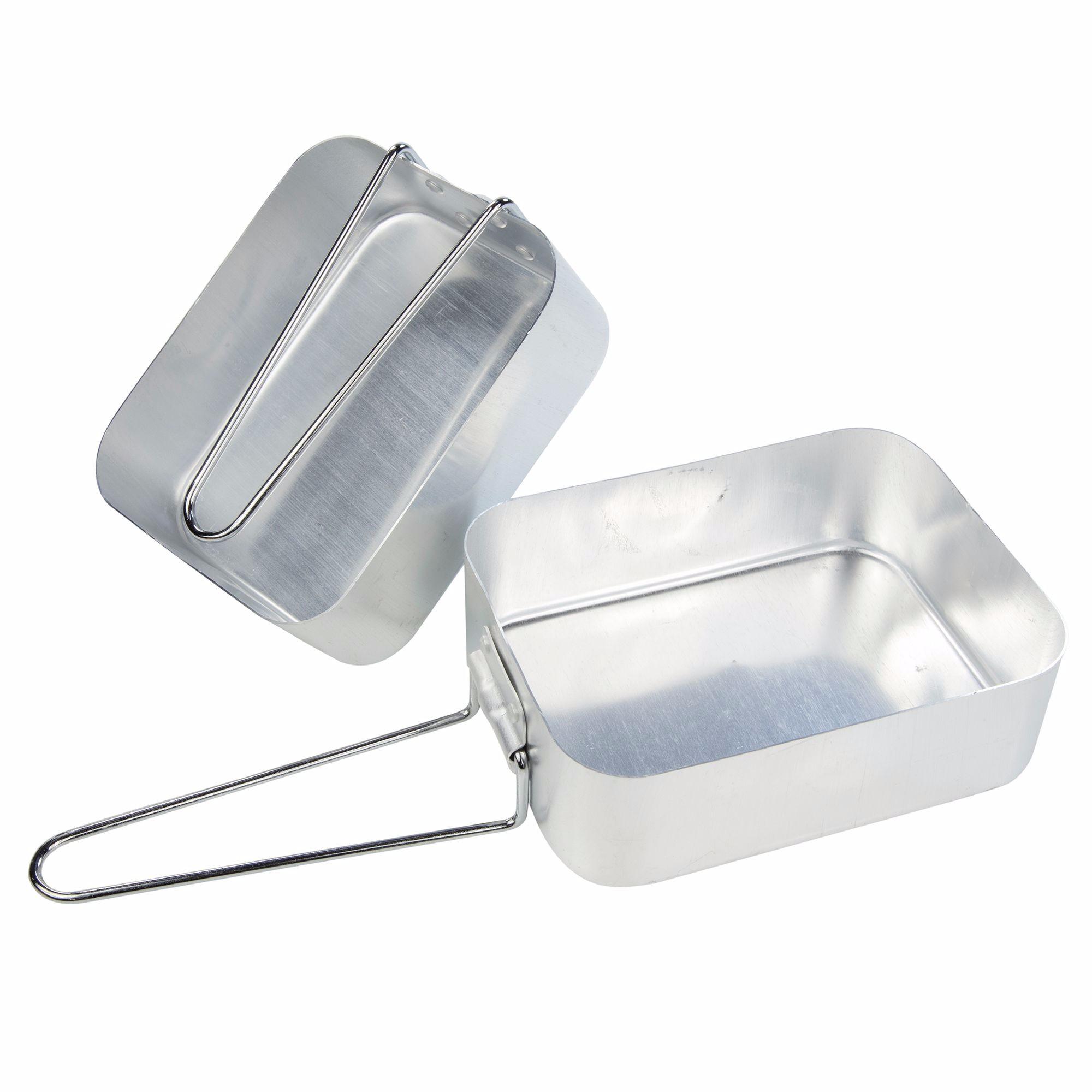 Regatta Grote Buiten Camping Mess Tin Set (Zilver)
