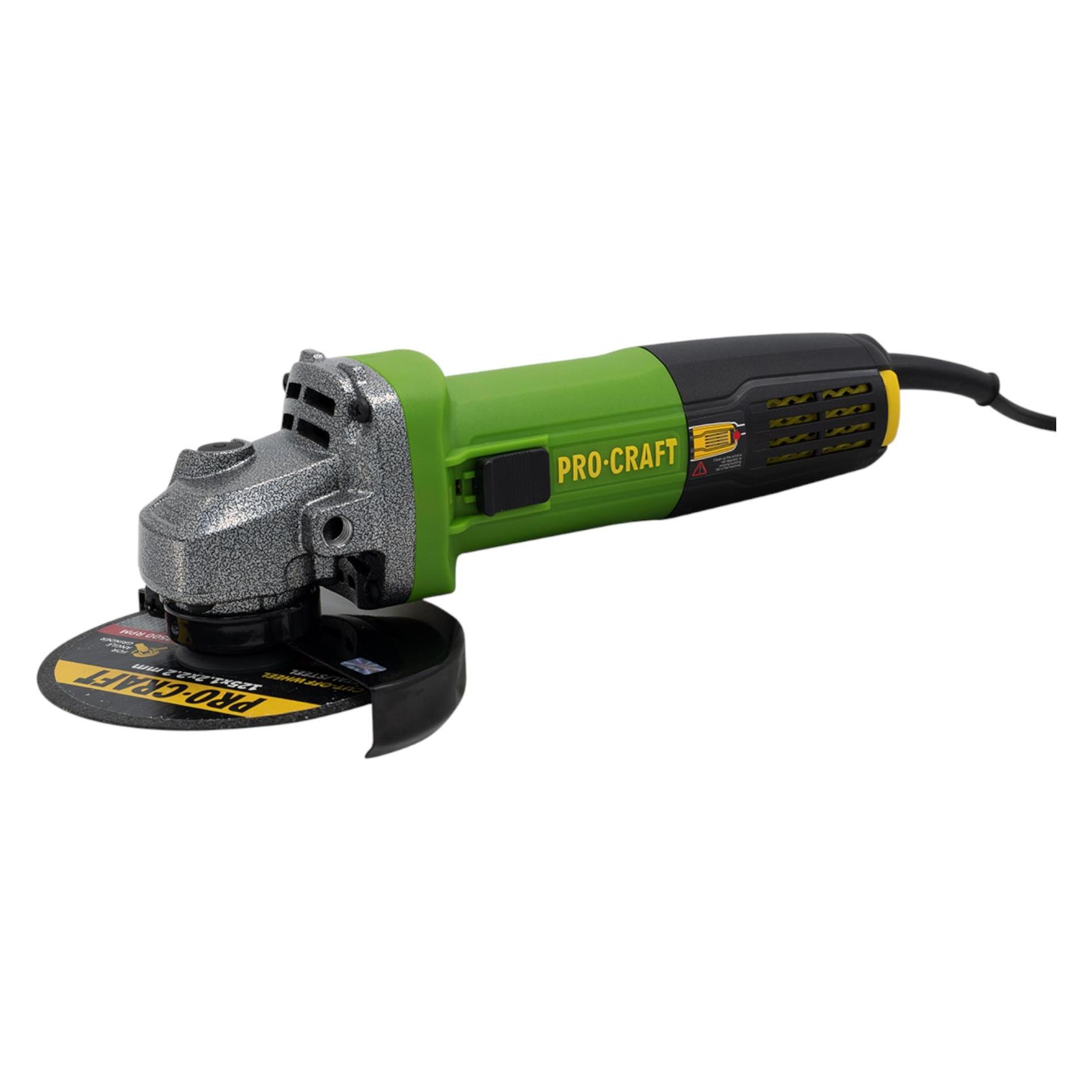 Procraft PW1050 Winkelschleifer 850 Watt 125 mm (125 mm) (PW1050)