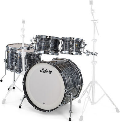 Ludwig Classic Maple 5pcs V. Black Oy Vintage Black Oyster