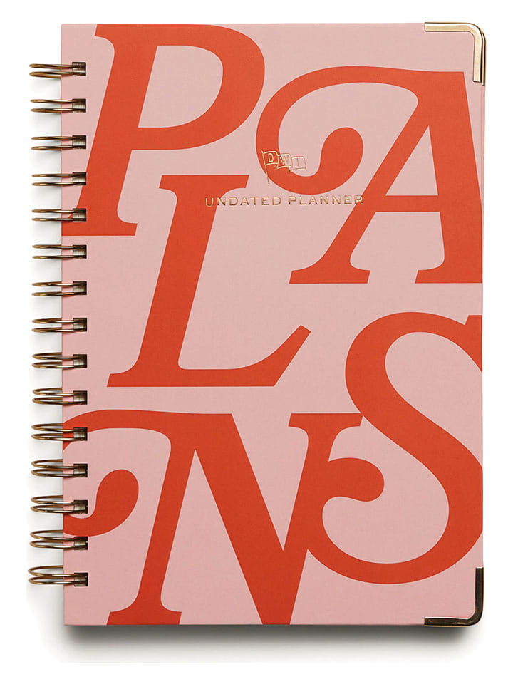 DESIGNWORKS INK ® Planer in Rosa/ Rot - (L)16 x (B)11 cm - onesize