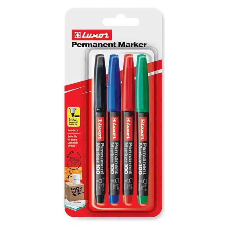 Luxor MINI MARKERS SET 4 PCS 3410/4C (4x) (54036467)