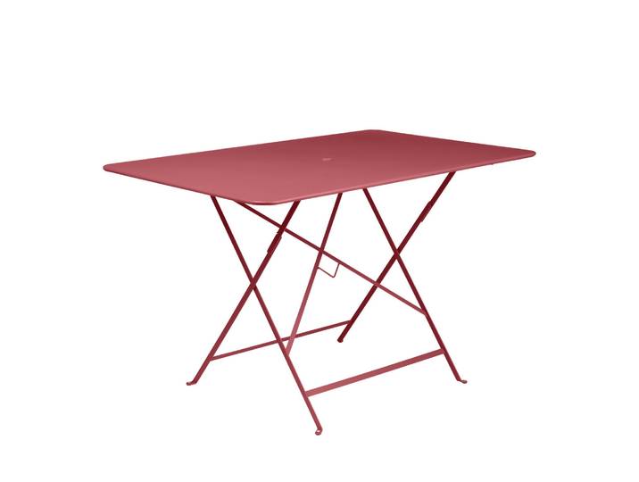 Fermob - Table rectangulaire Bistro - Rouge - Acier peint - Designer Studio Fermob