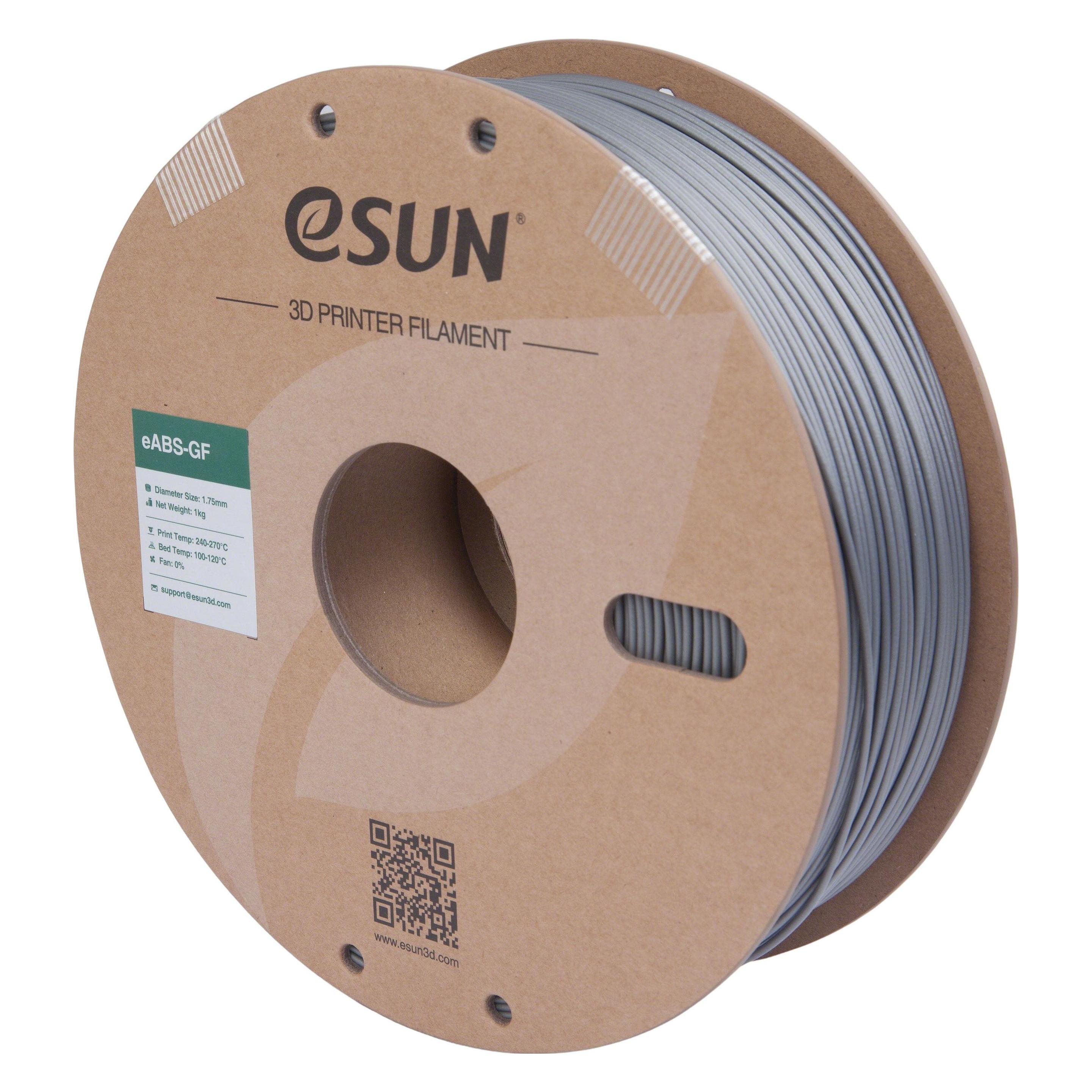 eSUN EABS-GF 1,75mm SILVER 1kg (ABS, 1000 g, 1.75 mm) (EABS-GF-P175S1)