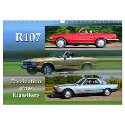 R107 Faszination eines Klassikers (Wandkalender 2026 DIN A3 quer), CALVENDO Monatskalender