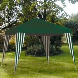 BURI Gartenpavillon 3 x 3 m verschiedene Farben
