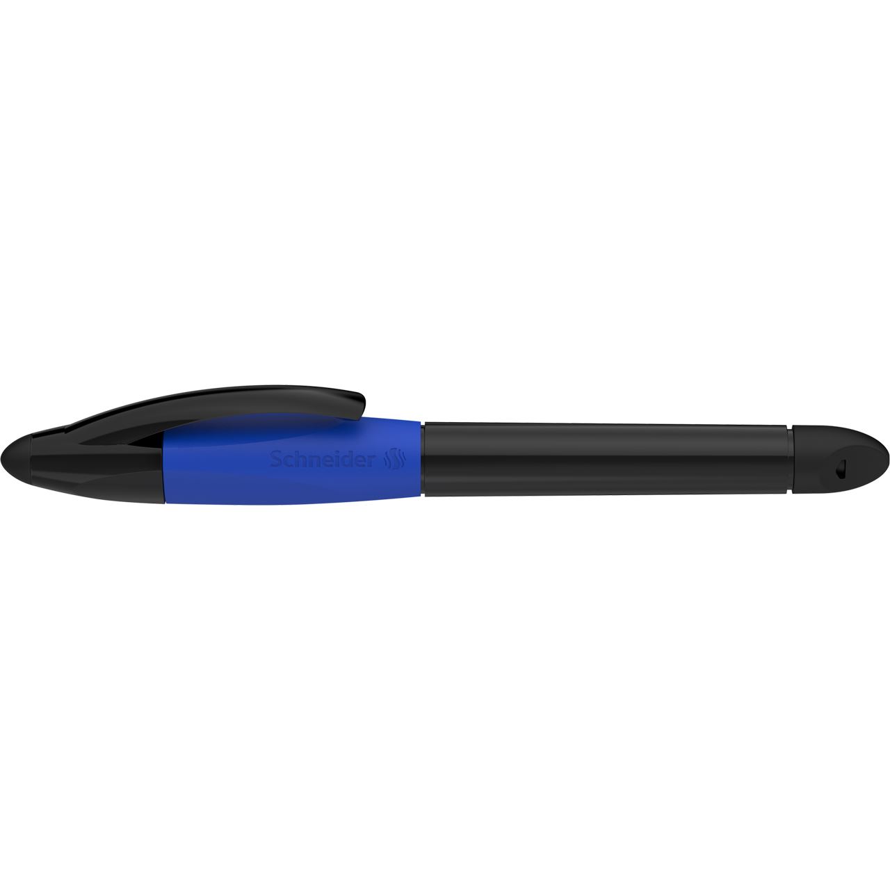 Schneider Base Ball Tintenroller schwarz-blau 0,6 mm, Schreibfarbe: blau, 1 St.