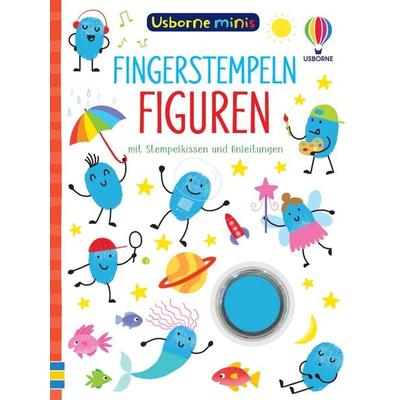 Usborne Minis: Fingerstempeln Figuren, Taschenbuch von Sam Smith, Usborne, 978-1-78941-906-1