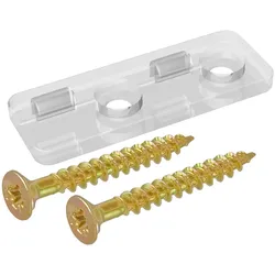 EVN Lichttechnik Kunststoff-Montage-Clip 2 Clips, 4 Schrauben AP-CLIP