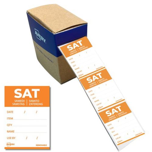 AVERY Zweckform SAT Tagesetiketten weiß 56,0 x 40,0 mm, 500 St.