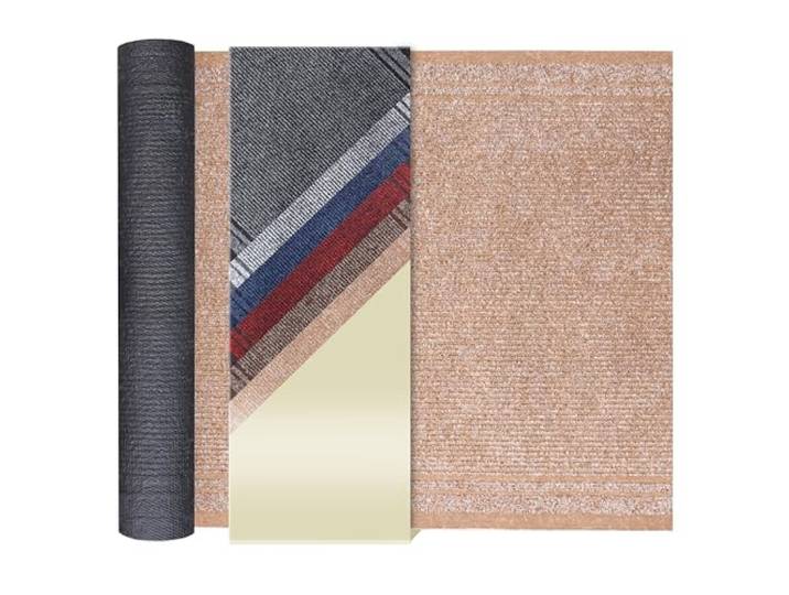 Primaflor - Ideen in Textil Schmutzfangteppich, Läufer, Malaga, Polypropylen, beige, 0.66m x 3.00m