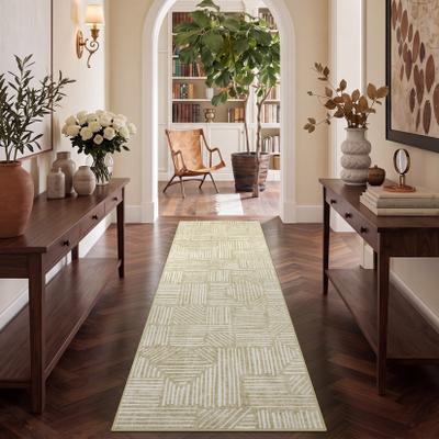 Garvee Modern Geometric Stripes Area Rugs for Living Room Bedroom