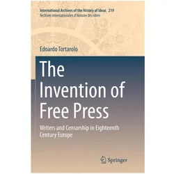 The Invention of Free Press, Fachbücher von Edoardo Tortarolo