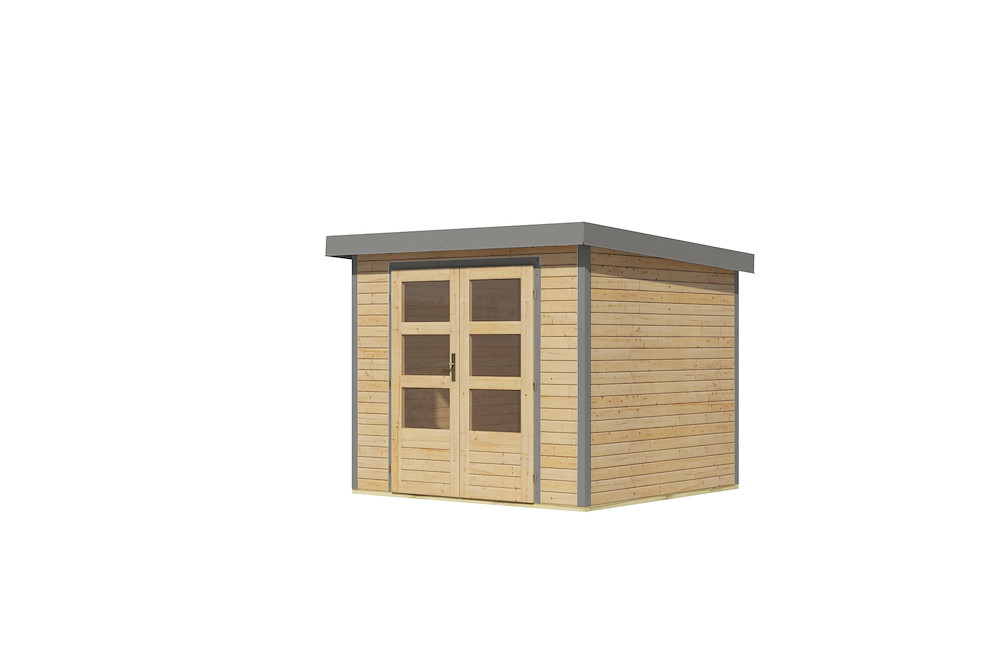 KARIBUHOLZT GH Jupiter 3 A 242x217x211cm natur graualu 16988227