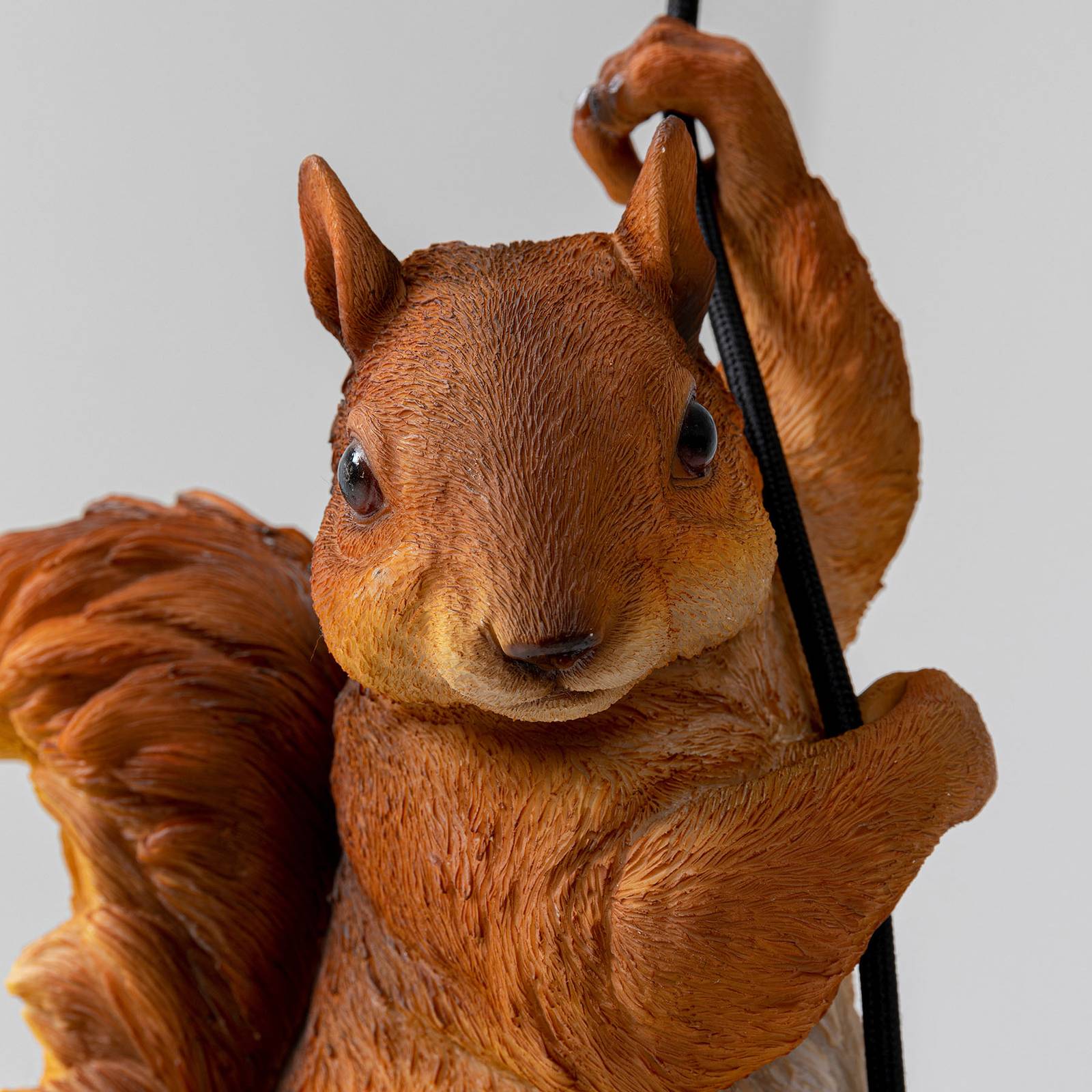 KARE Pendant Light Squirrel, dimmable, Brown / rust, Living / Dining Room, Plastic, Modern, Ceiling Light