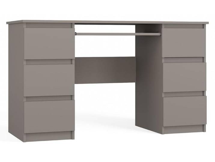 Bureau d'ordinateur HOLLOW - gris
