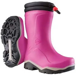 DUNLOP Kinder-Stiefel Kids Blizzard PVC Gr. 28 gefüttert pink/schwarz K374061