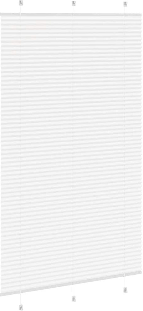 Metro Room Darkening Pleated Shade White 115cmW x 200cmL