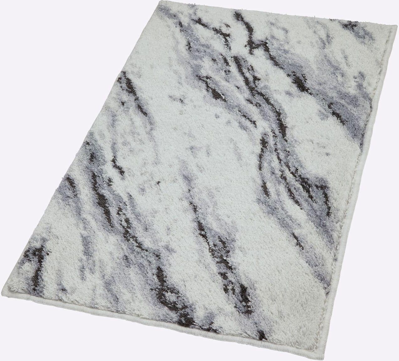Badematte GRUND Gr. 2, grau (hellgrau), (70cm x 120cm ), Badematten, Badematte