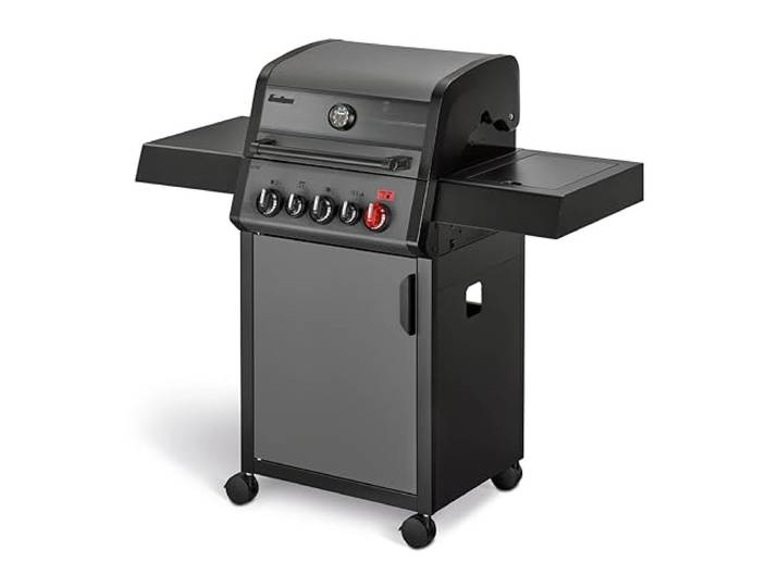 Enders® Gasgrill HYDE 3 SIKR Turbo, 3 Brenner aus Edelstahl für kraftvolles direktes und indirektes Grillen, 800 °C TURBO ZONE™, SWITCH GRID™, Infarot-Backburner und Seitenkocher, #8040