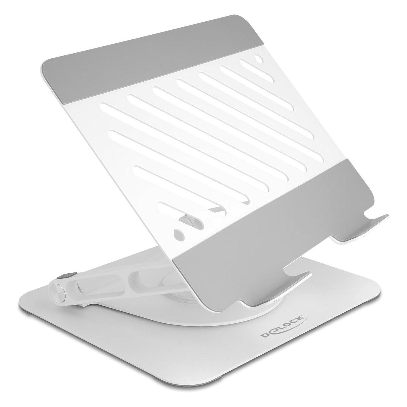 Delock Tablet und Notebook Standhalterung verstellbar Alumin (18455)