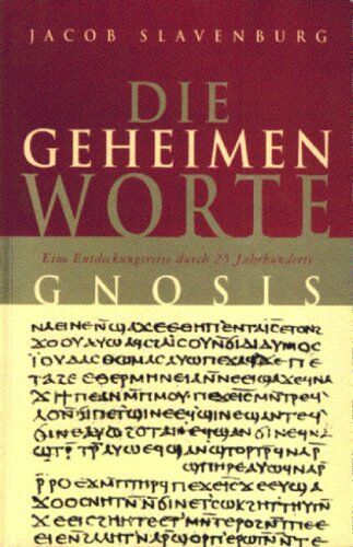 Jacob Slavenburg - Die geheimen Worte - Preis vom 30.09.2026 09:01:18 h