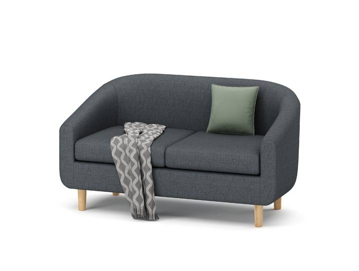 Sofa HEATHER 2-Sitzer anthrazit