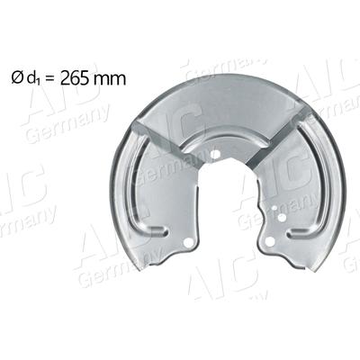 AIC Spritzblech, Bremsscheibe 71339 Hinterachse rechts für LANCIA