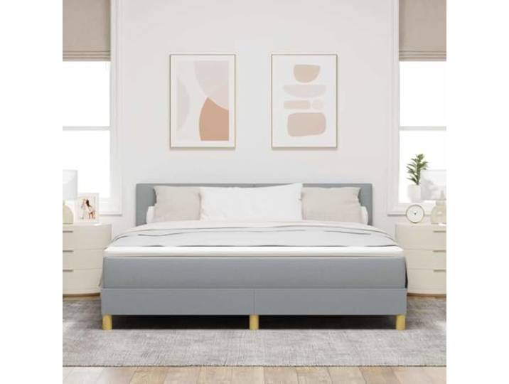 KTHLBRH Sonoma Bettgestell, Grau, Holz, technisch Modernes Design, einfache Montage, leicht zu reinigen, langlebiger Rahmen für Zimmer