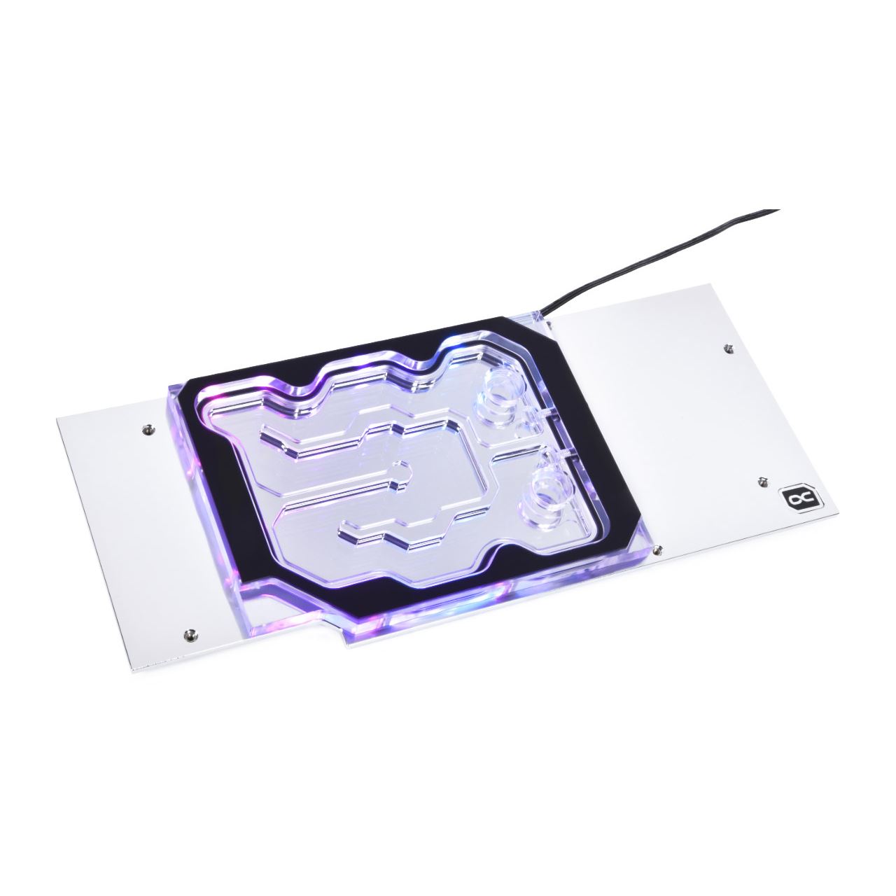 Alphacool Eisblock Aurora GPX-N Acryl Active Backplate 3080/3090 Gaming/Eagle