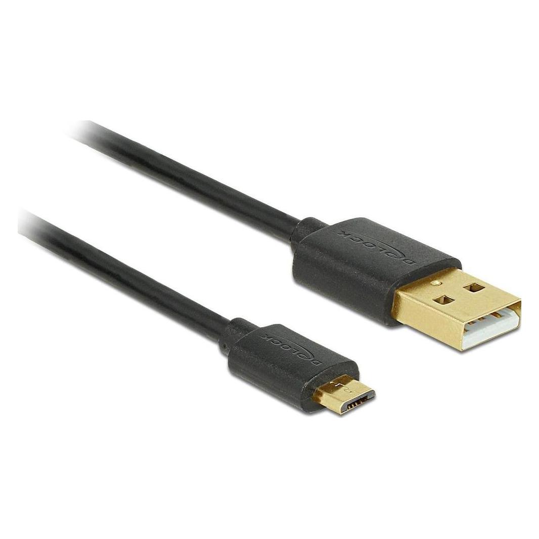Delock USB2.0-Kabel A (0.90 m, USB 2.0) (83680)