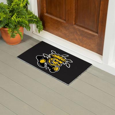 Evergreen "Wichita State 28 in. x 16 in. Full Color PVC Door Mat - 28"" x 16"""