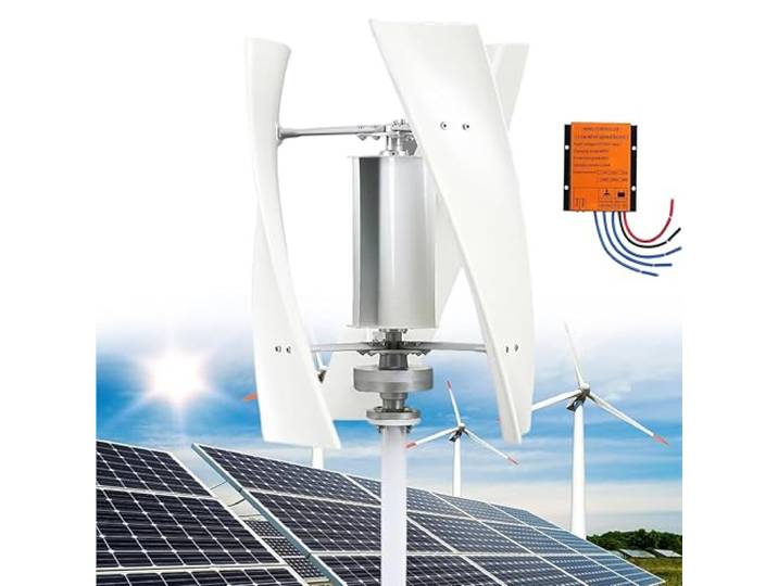 GJBMXSM 5000 W/9000 W Windturbinen-Generator 12 V, 24 V, 48 V Mit Mppt-Controller, Magnetschwebe-Windturbine, Komplettes Windturbinen-Set Für Boote, Lodges, Hütten,5000W-12V