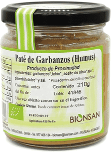Bionsan Hummus de Grão-de-Bico Orgânico 210g