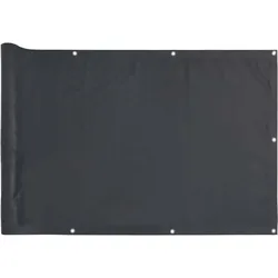 vidaXL Balkon-Sichtschutz Anthrazit 300x90 cm PVC