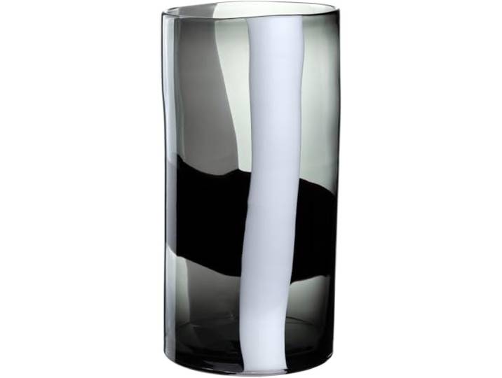 LEONARDO HOME Banda NERA Vase handgemachtes Kunstwerk voller Leidenschaft Elegante Blumenvase einzigartige Schönheit Kunst-Unikat für Zuhause Höhe 39,5 cm schwarz 047518