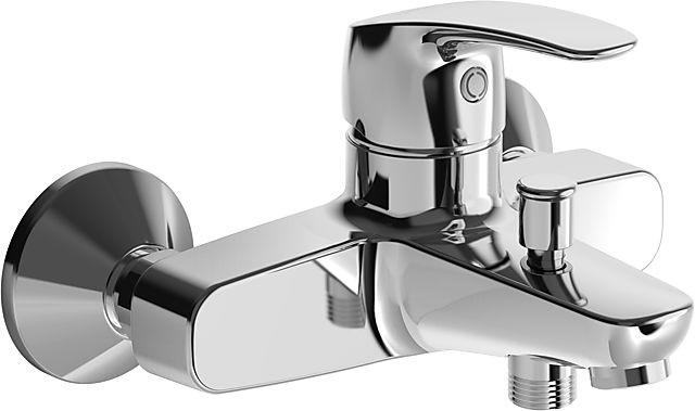 Hansa Einhand-Wannen-Batterie, Wandaufbau Hansapinto 4511 verchromt, 45112183 45112183