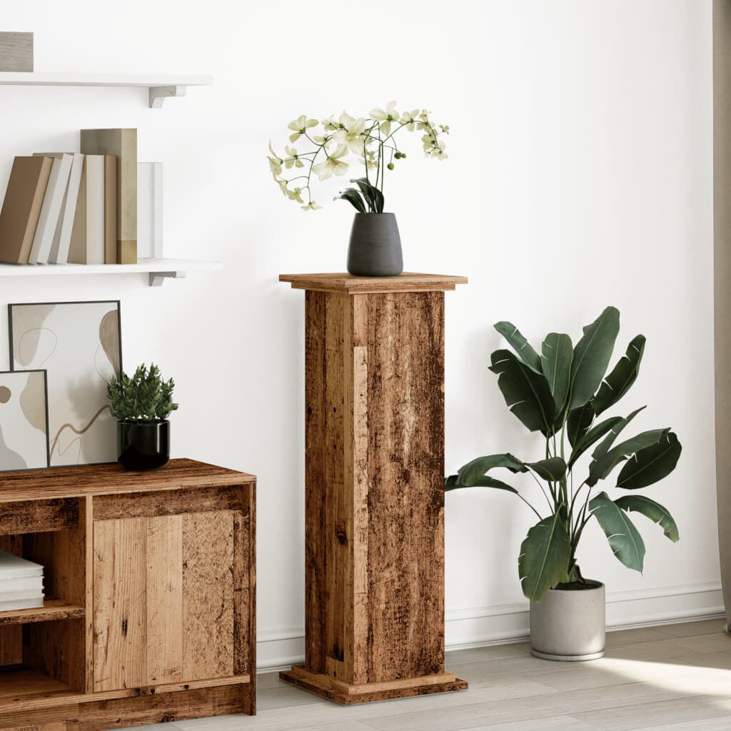 17 Stories Ruot 1 Tier Plant Stand Reclaimed Wood