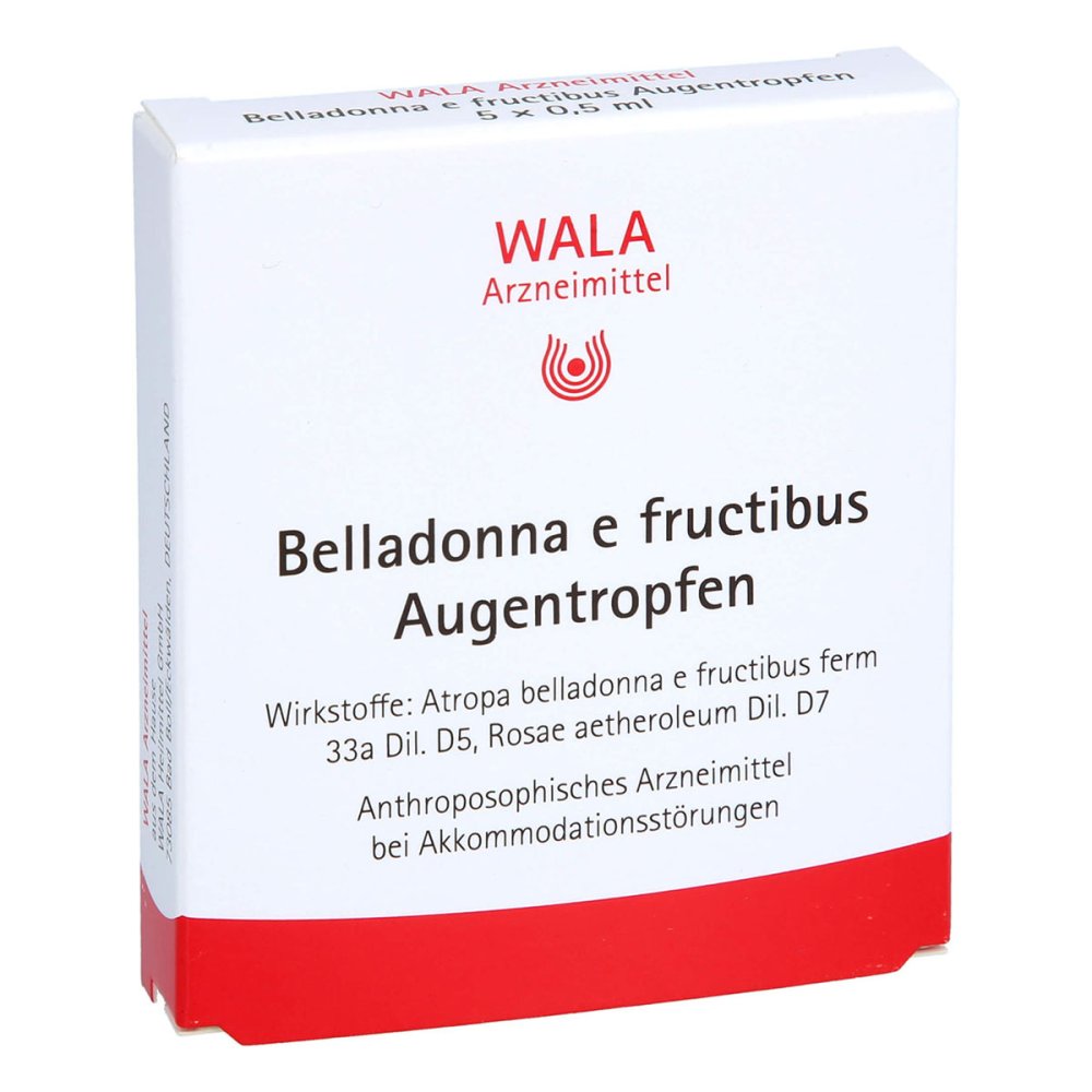 WALA Heilmittel GmbH Belladonna E Fructibus Augentropfen 01447890