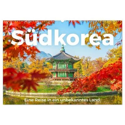 Südkorea - Eine Reise in ein unbekanntes Land. (Wandkalender 2027 DIN A2 quer), CALVENDO Monatskalender