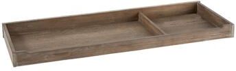Westwood Design "Leland 51"" Wide Changing Tray, Sandwash Gray"