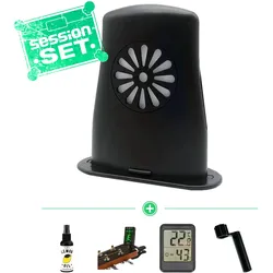 Klang Gitarren-Pflegeset L - Komplettpaket für Gitarre inkl. Stimmgerät & Hygrom... - Befeuchter