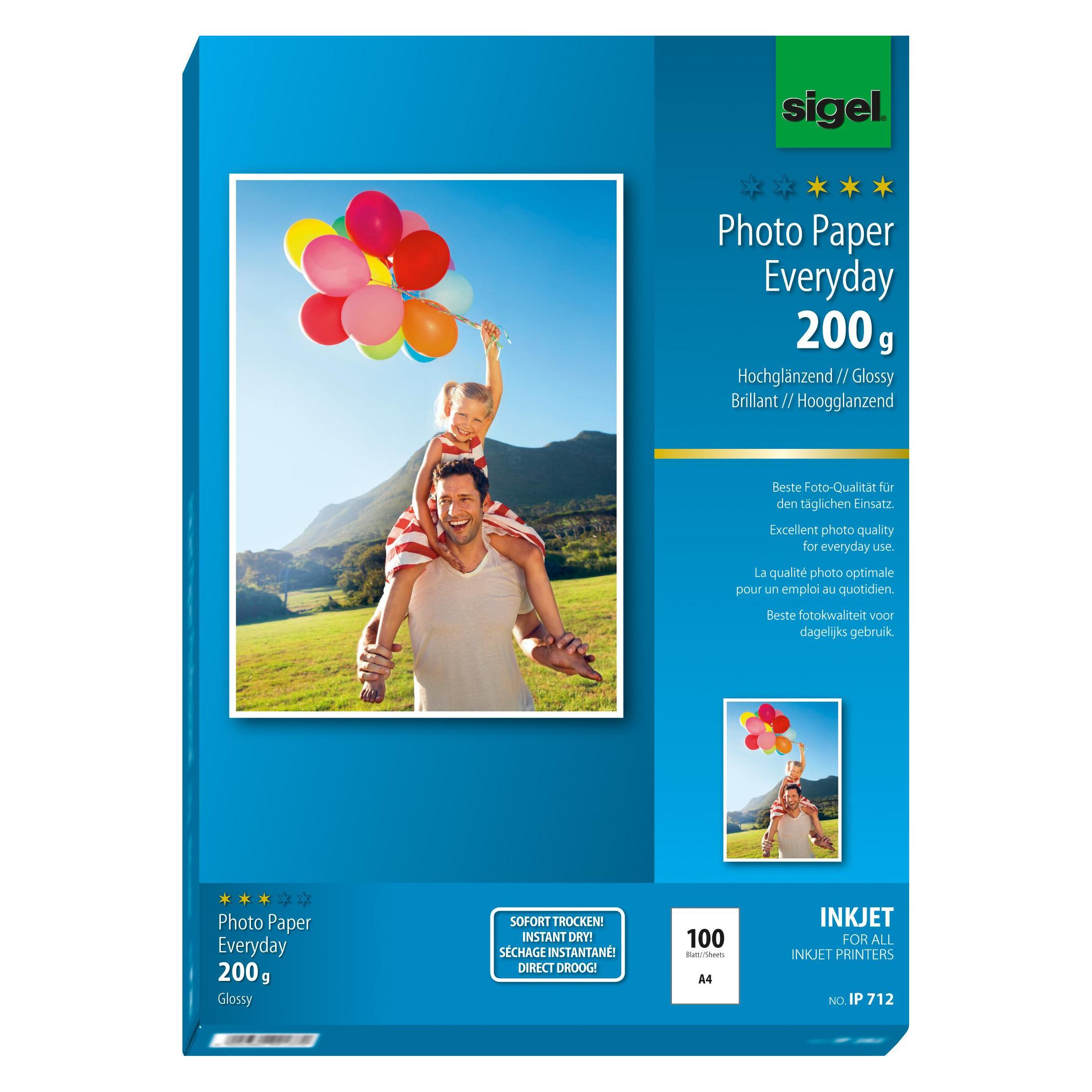 Sigel Inkjet Everyday (200 g/m², A4, 100 Stk.) (IP712)