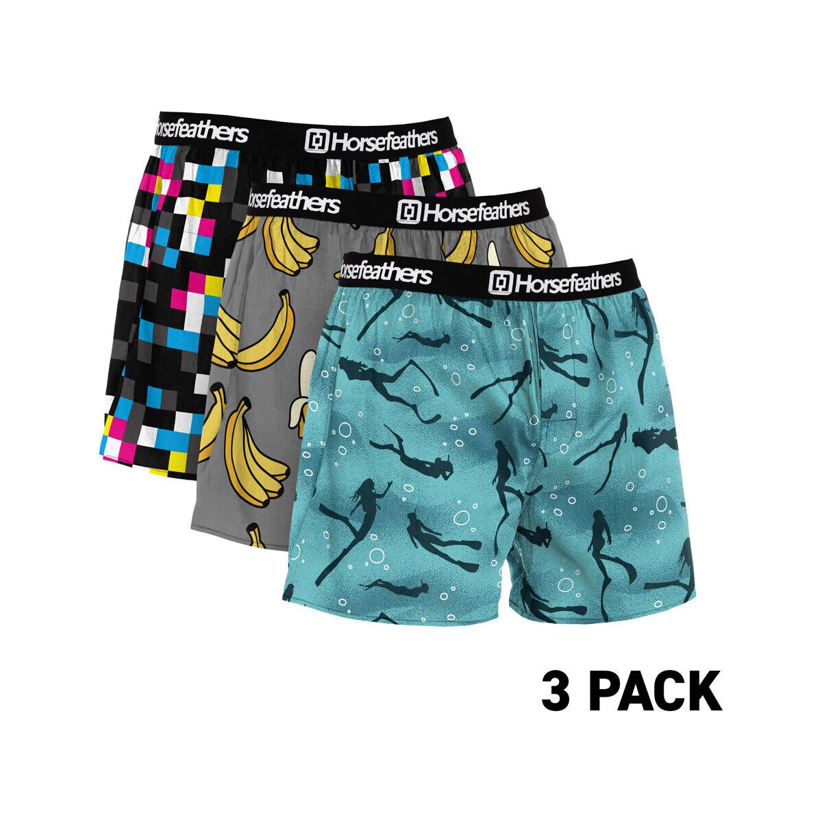 Horsefeathers Frazier 3PACK Boxer Shorts bundle 10 XXL AM096M-bundle 10-XXL