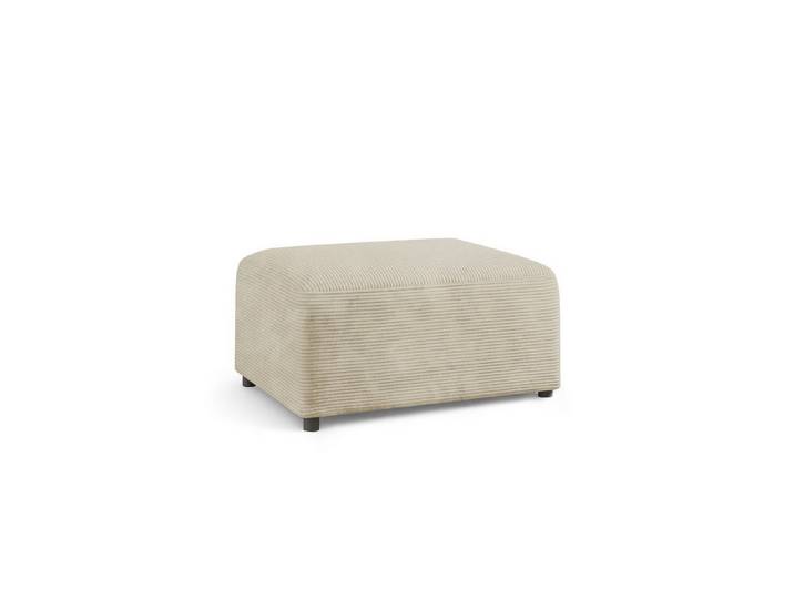 Fun Möbel Polsterhocker Designerhocker FUN AROA in Cordstoff Poso, Rundumbezug