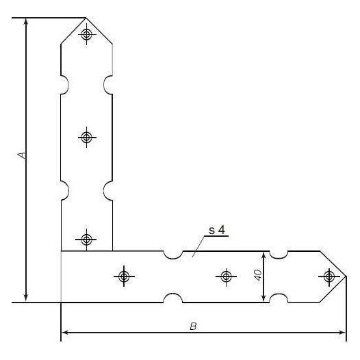 Kurzemes DOOR ANGLE 9521-250-250/22 (33046661)