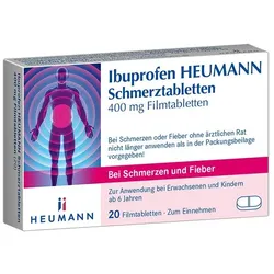 Ibuprofen HEUMANN Schmerztabletten 400 mg 20 St