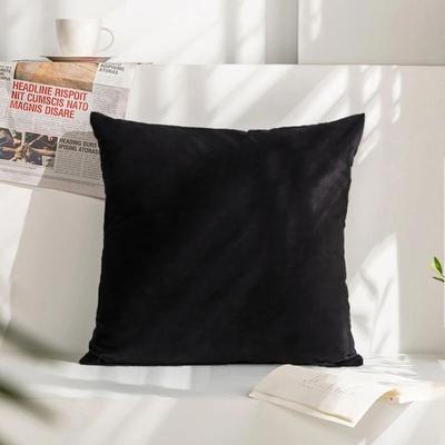 Uplift Treasures Gray Velvet Cushion Cover Soft Decorative Sofa Pillow Cover e 15.75 15.75 In