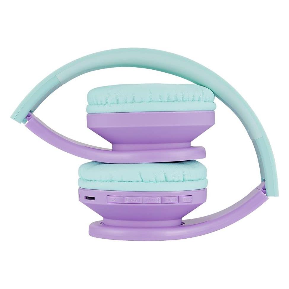 PowerLocus Bluetooth Headphones P1 Teal-Purple (PWL-P1KIDS-TEALPURPLE)
