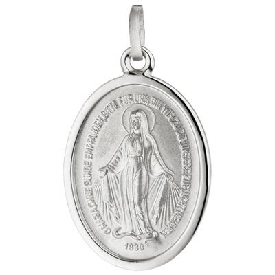 Kettenanhänger JOBO "Anhänger Milagrosa", silber (silber 925), Schmuckanhänger, Damen, Silber 925 (Sterlingsilber), Kettenanhänger, 925 Silber
