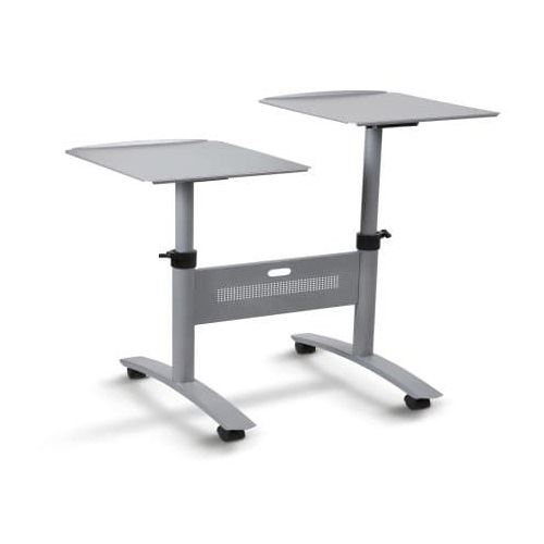 nobo Multimedia Projektorwagen grau 72,5x12,7x81-120cm